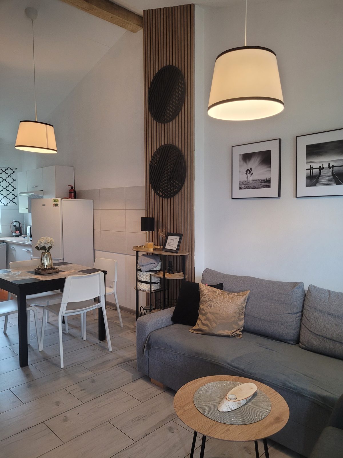 Salon z aneksem kuchennym